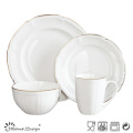 16PCS branco porcelana Jantar Set Atacado